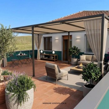 CASALE MONFERRATO - POZZO SANT'EVASIO - ALLOGGIO IN BIFAMILIARE CON TERRAZZA ABITABILE